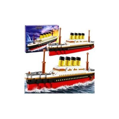 Lean Toys Titanic-Bausteine, 60 cm, 3327 Teile Lean Toys Titanic-Bausteine, 60 cm, 3327 Teile