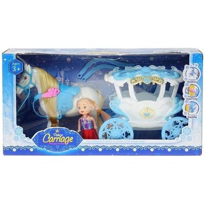 Adar Kutsche mit Pferd und einer 7 cm grossen Puppe Adar Kutsche mit Pferd und einer 7 cm grossen Puppe