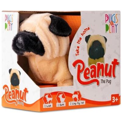 Pugs at play MOPS BEIM SPIEL Gehender Welpe PEANUT (67.50 cm) Pugs at play MOPS BEIM SPIEL Gehender Welpe PEANUT (67.50 cm)