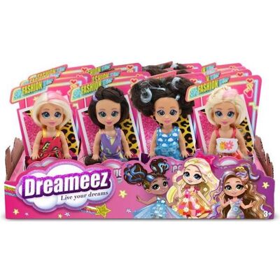 Dreameez FUN Mini Fashion Dolls, Ast 4 Dreameez FUN Mini Fashion Dolls, Ast 4