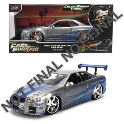 Jada Fast & Furious Anniv.Nissan Skyline 1:24 Jada Fast & Furious Anniv.Nissan Skyline 1:24