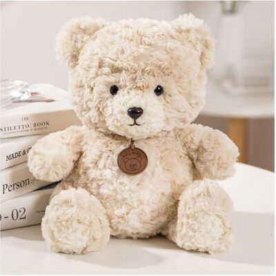Lean Toys Lean Plüsch Maskottchen Teddybär Zum Knuddeln Mit Medaillon Beige 25Cm (25 cm) Lean Toys Lean Plüsch Maskottchen Teddybär Zum Knuddeln Mit Medaillon Beige 25Cm (25 cm)