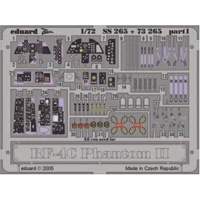 Eduard RF-4C Phantom II SS265 Eduard RF-4C Phantom II SS265