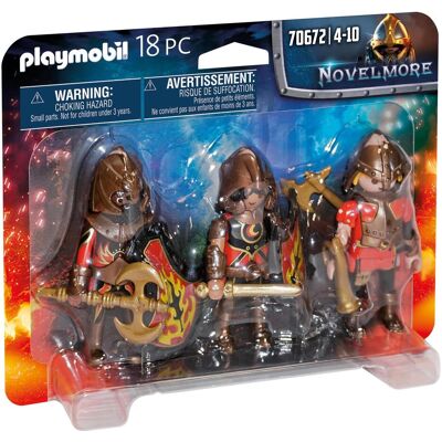 3er Set Burnham Raiders (70672, Playmobil Novelmore) 3er Set Burnham Raiders (70672, Playmobil Novelmore)