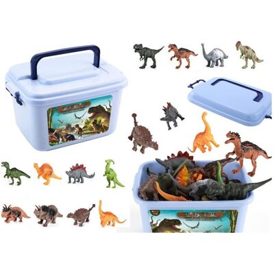 Lean Toys Dinosaurier mit Zubehör 46 Stück Lean Toys Dinosaurier mit Zubehör 46 Stück