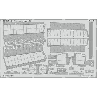 Eduard MC.205 Veltro landing flaps ITALERI Eduard MC.205 Veltro landing flaps ITALERI