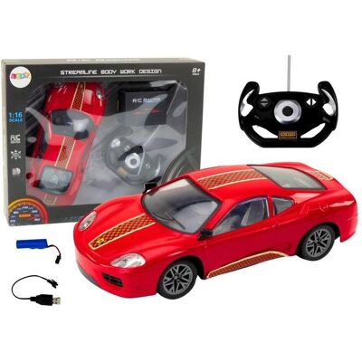 Lean Toys RC-Sportwagen ferngesteuert 1:16 rot Lean Toys RC-Sportwagen ferngesteuert 1:16 rot