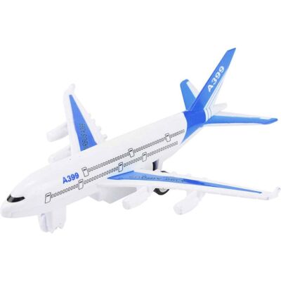 Toi-Toys Modell Mehrfarbig Set mit 4 Zug-Back-Flugzeugen & Hubschraubern - Spielzeugflugzeuge Toi-Toys Modell Mehrfarbig Set mit 4 Zug-Back-Flugzeugen & Hubschraubern - Spielzeugflugzeuge