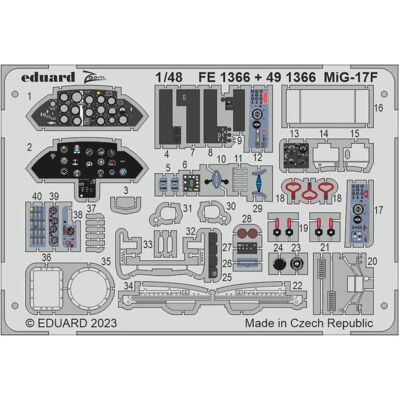 Eduard MiG-17F 1/48 AMMO Eduard MiG-17F 1/48 AMMO