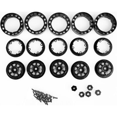 Amewi AM18 Bead Lock Felgen Set schwarz Amewi AM18 Bead Lock Felgen Set schwarz