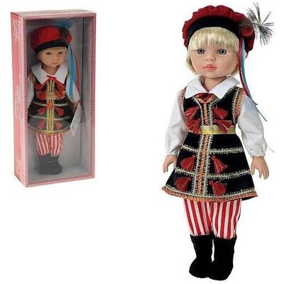 Adar Knabenpuppe in Tracht, 38 cm, polnischer Klang Adar Knabenpuppe in Tracht, 38 cm, polnischer Klang