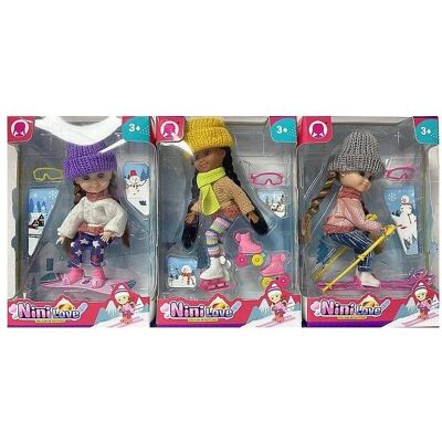 Creative 15 cm grosse Puppe mit MIX-Zubehör Creative 15 cm grosse Puppe mit MIX-Zubehör