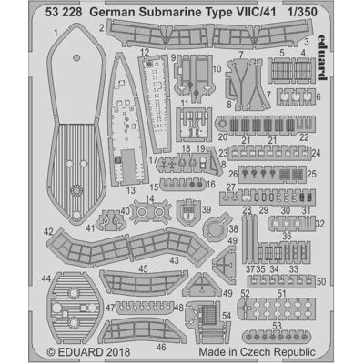Eduard German Submarine Type VIIC/41 for Revell Eduard German Submarine Type VIIC/41 for Revell