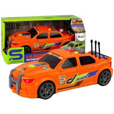 Lean Toys 1:16 Rennwagen mit orangefarbenem Sound Lean Toys 1:16 Rennwagen mit orangefarbenem Sound
