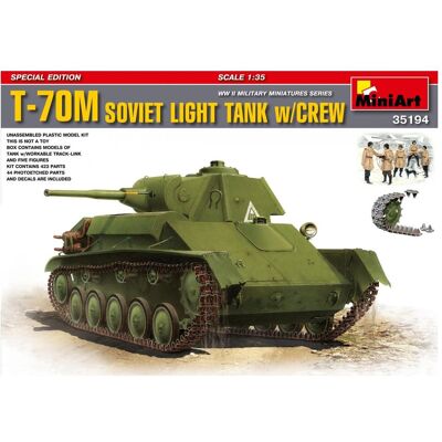 Mini Art T-70M Sonderausgabe 1:35 - Militärmodellbausatz Mini Art T-70M Sonderausgabe 1:35 - Militärmodellbausatz