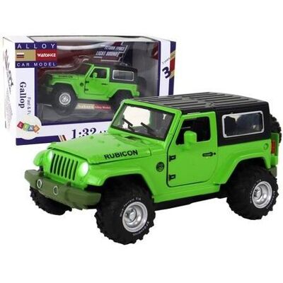 Lean Toys Grünes Off-road Fahrzeug - 1:32 Lean Toys Grünes Off-road Fahrzeug - 1:32