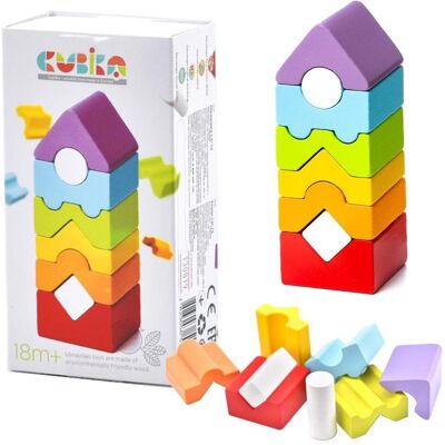 Cubika Holzstapelturm klein Cubika Holzstapelturm klein