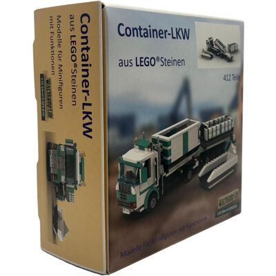 Lego LKW mit Container & Anhaenger – 7,5 Tonner Baustellenfahrzeug fuer City, Transport & Baustelle Lego LKW mit Container & Anhaenger – 7,5 Tonner Baustellenfahrzeug fuer City, Transport & Baustelle