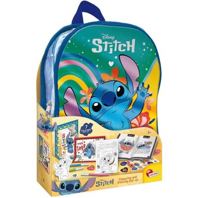 Lisciani Stitch Colouring And Drawing Pop Up In A Backpack Lisciani Stitch Colouring And Drawing Pop Up In A Backpack