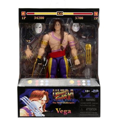 Jada Street Fighter II Vega 6" Figure Jada Street Fighter II Vega 6" Figure