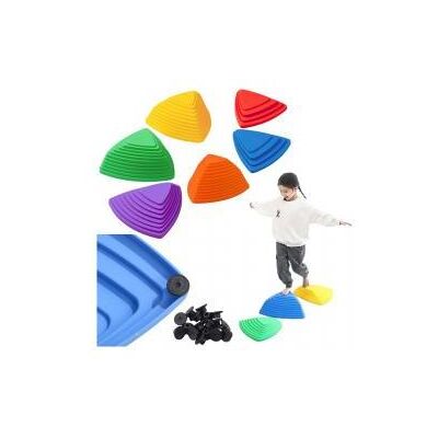 Lean Toys Leantoys Sinnespfad Steine gleichwertige Farbe 6pcs Lean Toys Leantoys Sinnespfad Steine gleichwertige Farbe 6pcs