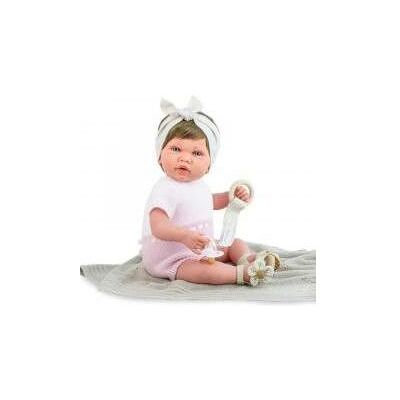 Marina & Pau Spanische Puppe Reborn Ane Vichy Flower 45cm Marina & Pau Spanische Puppe Reborn Ane Vichy Flower 45cm