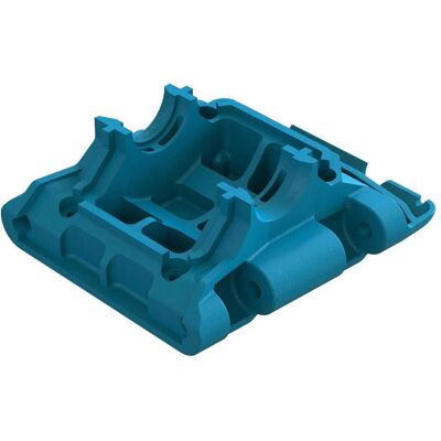 Arrma Rear Lower Skid/Gearbox Mount, Blue Arrma Rear Lower Skid/Gearbox Mount, Blue