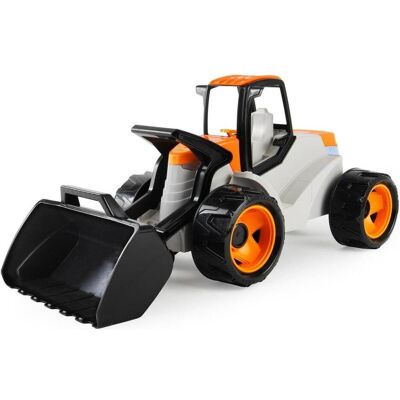 Lena GIGA TRUCKS Aufsitz-Schaufellader Pro, orange/beige, Schaukarton Lena GIGA TRUCKS Aufsitz-Schaufellader Pro, orange/beige, Schaukarton