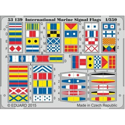 Eduard Marine Signal Flags Set - 1:350 Maßstab - Modellschiffzubehör Eduard Marine Signal Flags Set - 1:350 Maßstab - Modellschiffzubehör