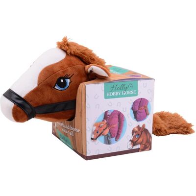 Johntoy Holly Horse Pferdekopf braun mit Gummizug Johntoy Holly Horse Pferdekopf braun mit Gummizug