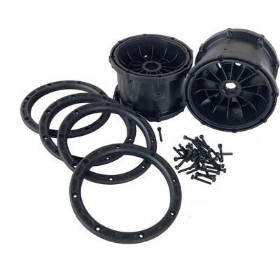 Amewi Felgen Set schwarz Mammoth, 2 Stück Amewi Felgen Set schwarz Mammoth, 2 Stück
