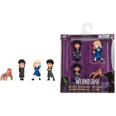 Jada Wednesday 4-Pack Figures 2,5" Jada Wednesday 4-Pack Figures 2,5"