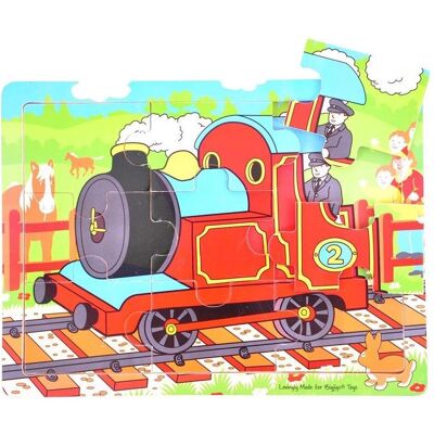 Bigjigs Toys Rahmenpuzzle Eisenbahn Bigjigs Toys Rahmenpuzzle Eisenbahn