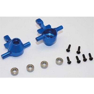 GPM Aluminium Lenkhebel mit Kugellager vorn blau Tamiya TT02 GPM Aluminium Lenkhebel mit Kugellager vorn blau Tamiya TT02