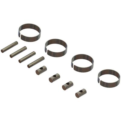 Arrma cvd driveshaft metal fittings (1 pair) Arrma cvd driveshaft metal fittings (1 pair)
