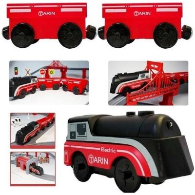 Woopie Elektrische Spielzeugeisenbahn mit Waggons Woopie Elektrische Spielzeugeisenbahn mit Waggons