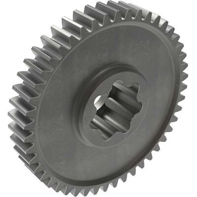 Traxxas Spur gear, steel, 47-tooth (0.8 metri c pitch, compatible with 32-pitch) Traxxas Spur gear, steel, 47-tooth (0.8 metri c pitch, compatible with 32-pitch)