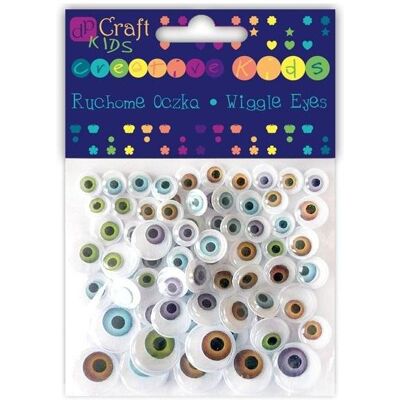 DP Craft Natürliche bewegliche Augen 72 Stk. mischen DP Craft Natürliche bewegliche Augen 72 Stk. mischen