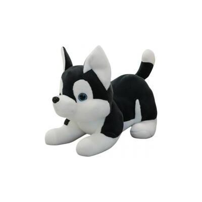 Lean Toys Lean Plüsch Maskottchen Kuscheliger Husky Hund Schwarz Und Weiss 30Cm (30 cm) Lean Toys Lean Plüsch Maskottchen Kuscheliger Husky Hund Schwarz Und Weiss 30Cm (30 cm)