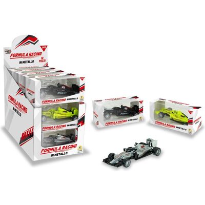 Teorema Metal Kids - Auto Formula 3 Col Ass 12 Pz Displ Teorema Metal Kids - Auto Formula 3 Col Ass 12 Pz Displ