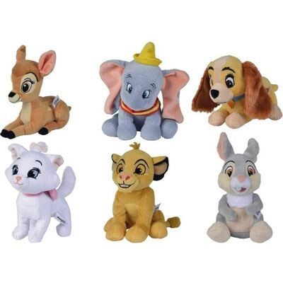 Simba Classic Animals Supersoft cm.30, 6 asst (Bambi, Dumbo, Minou,, Tippete, Lilly) (30 cm) Simba Classic Animals Supersoft cm.30, 6 asst (Bambi, Dumbo, Minou,, Tippete, Lilly) (30 cm)