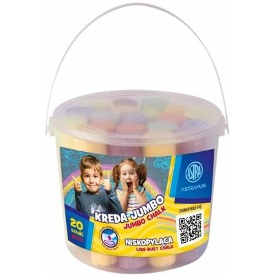Astra Jumbo-Kreideeimer Fun 20 Stück (20x) Astra Jumbo-Kreideeimer Fun 20 Stück (20x)
