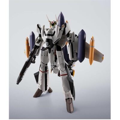 Bandai Macross Hi-Metal R Actionfigur VF-0S Phoenix (Roy Focker Use) & QF-2200D-B Ghost Set 14 cm Bandai Macross Hi-Metal R Actionfigur VF-0S Phoenix (Roy Focker Use) & QF-2200D-B Ghost Set 14 cm