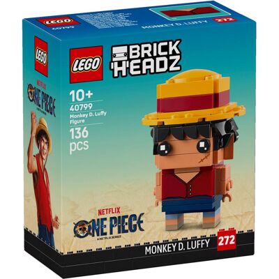 Monkey D. Luffy Figur (40799, LEGO Brickheadz) Monkey D. Luffy Figur (40799, LEGO Brickheadz)