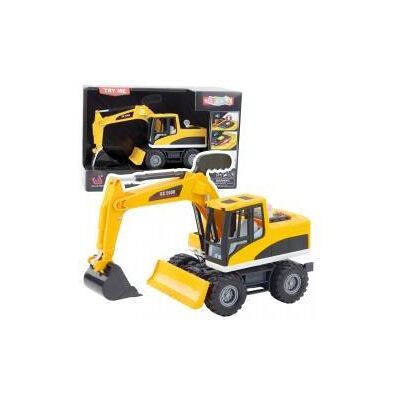 Lean Toys Bau Bagger Bulldozer bewegliche Schwenkschaufel Kabine Lichter Sounds Lean Toys Bau Bagger Bulldozer bewegliche Schwenkschaufel Kabine Lichter Sounds