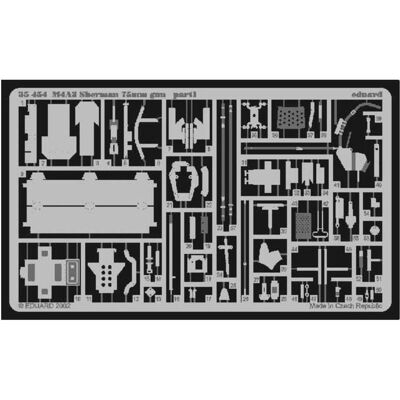 Eduard M4A3 Sherman 75mm - Militärmodell Zubehör Eduard M4A3 Sherman 75mm - Militärmodell Zubehör