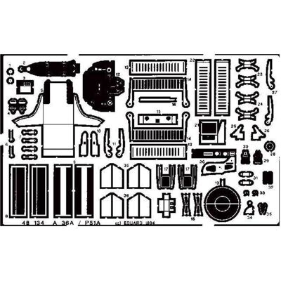 Eduard A-36 / P 51 für Accurate Miniatures Bausatz Eduard A-36 / P 51 für Accurate Miniatures Bausatz