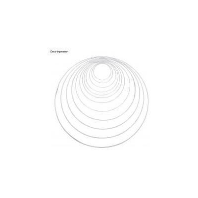 Rayher Metallringe beschichtet, 10cm, wei Rayher Metallringe beschichtet, 10cm, wei
