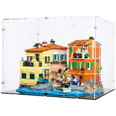 iDisplayit Acryl-Display für LEGO 21359 Die Italienische Riviera (Mit schwarzem Boden) iDisplayit Acryl-Display für LEGO 21359 Die Italienische Riviera (Mit schwarzem Boden)