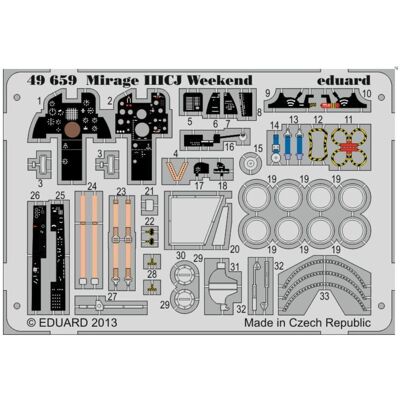 Eduard Mirage IIICJ 1/48 Weekend for Eduard Mirage IIICJ 1/48 Weekend for